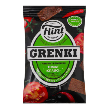 Грінки житні Томат спайсі Grenki Flint м/у 55г