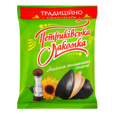 Насіння соняшника смажене солоне Петриківська Лакомка м/у 140г