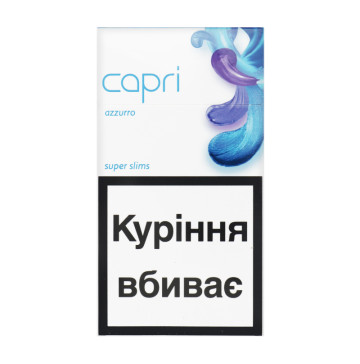 Сигарети з фільтром Capri Super Slims Azzurro 20шт
