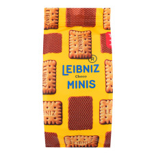 Міні-печиво вершкове з молочним шоколадом Choco Minis Leibniz м/у 100г