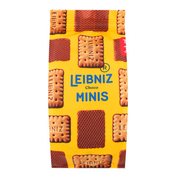 Міні-печиво вершкове з молочним шоколадом Choco Minis Leibniz м/у 100г