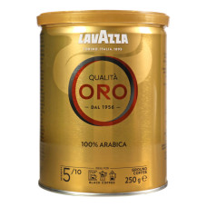 Кава натуральна смажена мелена Qualita Oro Lavazza з/б 250г