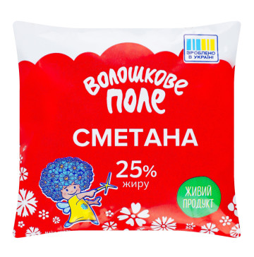 Сметана 2.5% Волошкове поле м/у 350г