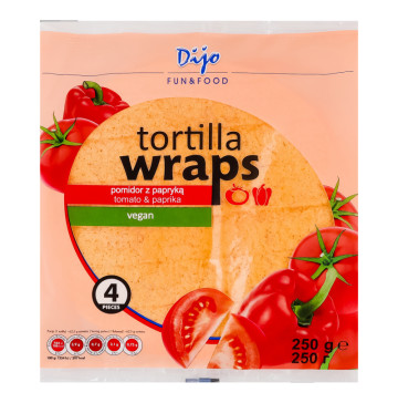 Тортілья млинці пшенично-паприкові Dijo м/у 250г