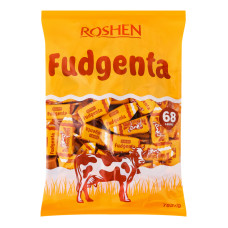 Цукерки з молочно-тираженої маси Fudgenta Roshen м/у 785г