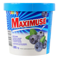 Морозиво 9% зі смаком чорниці та крихтами печива Maximuse Laska ст 300г Морозиво 9% зі смаком чорниці та крихтами печива Maximuse Laska ст 300г