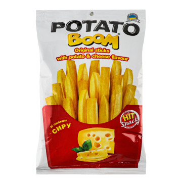 Палички оригінальні зі смаком картоплі та сиру Original Potato boom м/у 50г