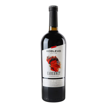 Вино 0.75л 9.5-14% червоне сухе Cabernet Koblevo пл