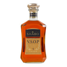 Бренді 0.5л 40% 5 зірок V.S.O.P Shabo пл