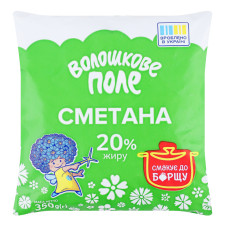 Сметана 20% Волошкове поле м/у 350г