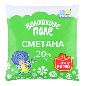 Сметана 20% Волошкове поле м/у 350г