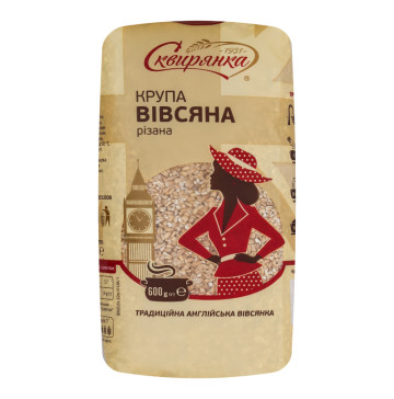 Крупа вівсяна різана Сквирянка м/у 600г
