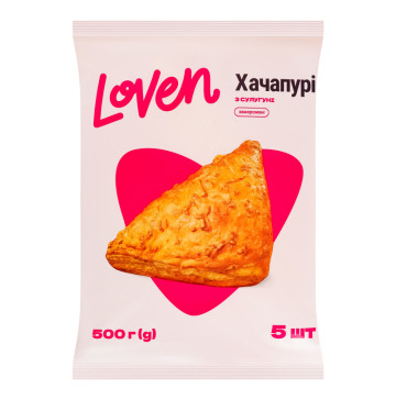 Хачапурі заморожені з сулугуні Loven м/у 500г