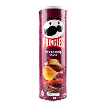 Чіпси картопляні Texas BBQ Sauce Pringles тубус 165г