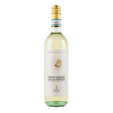 Вино 0.75л 12% біле сухе Pinot Grigio Delle Venezie Castelnuovo пл