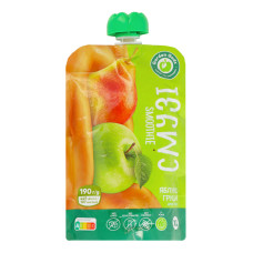 Пюре фруктове гомогенізоване стерилізоване Смузі яблуко-груша Garden Gadz д/п 190г