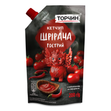 Кетчуп пастеризований Шрірача гострий Торчин д/п 200г