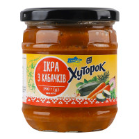 Ікра з кабачків Хуторок с/б 390г