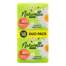 Прокладки гігієнічні ароматизовані Normal Plus Ultra Naturella 18шт
