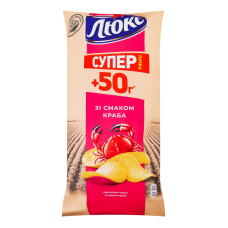 Чипси картопляні зі смаком краба Люкс м/у 183г