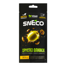 Оливки зелені хрусткі Sneco д/п 14г