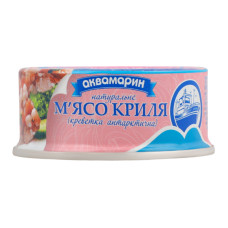 М'ясо криля натуральне Аквамарин з/б 100г