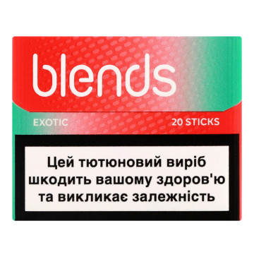 Виріб тютюновмісний для електричного нагрівання з фільтром Blends Exotic 20шт