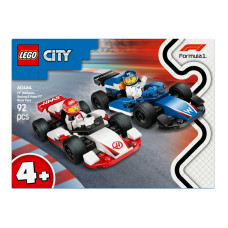 Конструктор для дітей від 4років №60464 F1 Williams racing&Haas F1 race cars City Lego 92ел
