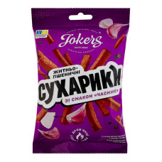Сухарики житньо-пшеничні Часник Jokers м/у 60г