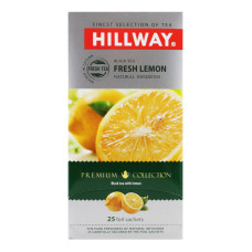 Чай чорний байховий дрібний з лимоном Exclusive Hillway к/у 25х1.5г