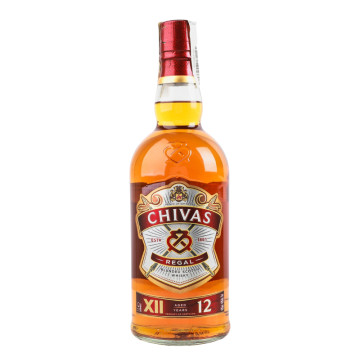 Віскі шотландське купажоване 12YO Chivas Regal 40% с/пл 1л