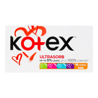 Тампон Kotex Ultra Sorb Silky Cover normal 16шт