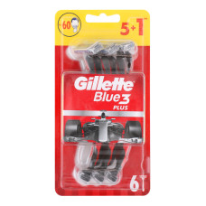 Станок для гоління чоловічий одноразовий Blue3 Gillette 6шт