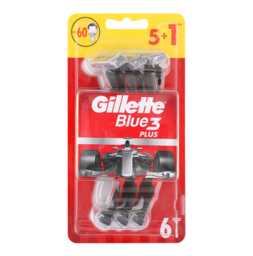 Станок для гоління чоловічий одноразовий Blue3 Gillette 6шт
