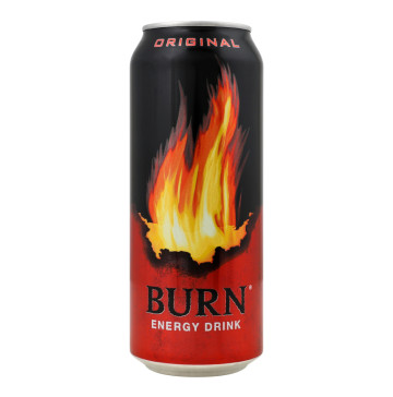 Напій енергетичний безалкогольний сильногазований Original Burn з/б 500мл