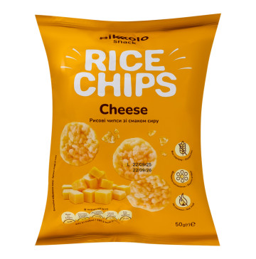 Чипси рисові зі смаком сиру Pikolo м/у 50г