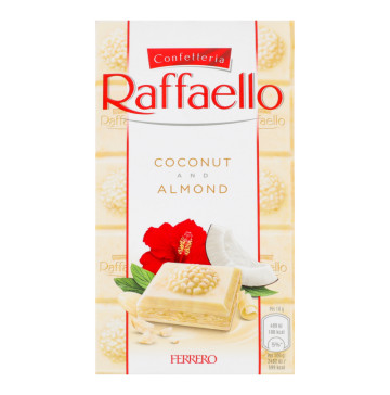 Шоколад 34% білий Coconut&Almond Raffaello к/у 90г