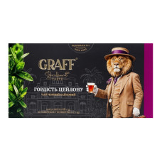 Чай чорний байховий Гордість Цейлону Graff к/у 20х2г