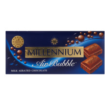 Шоколад молочний пористий Millennium м/у 85г