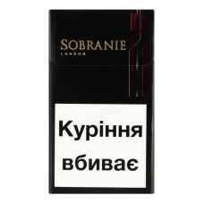 Сигарети з фільтром Sobranie Refine Black 20шт