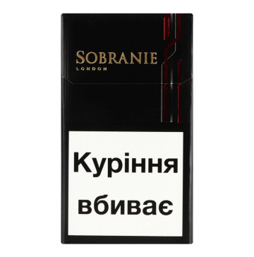 Сигарети з фільтром Sobranie Refine Black 20шт