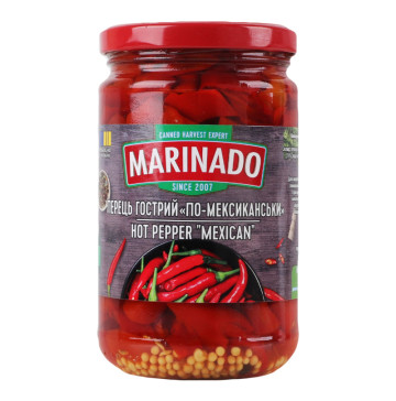 Перець гострий По-мексиканськи Marinado с/б 300г