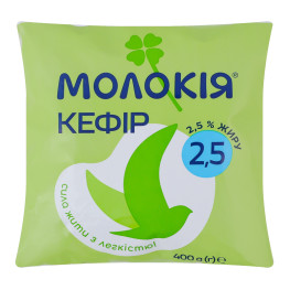 Кефір 2.5% Молокія м/у 400г