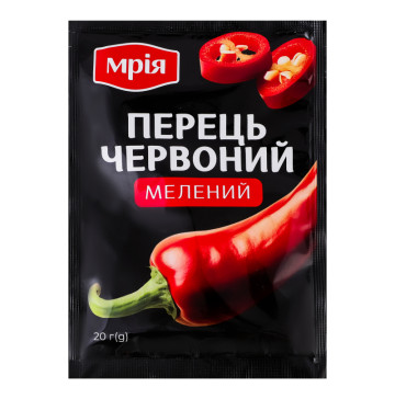 Перець червоний мелений Мрія м/у 20г Перець червоний мелений Мрія м/у 20г
