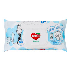 Серветки вологі дитячі Selecta Ruta 120шт Серветки вологі дитячі Selecta Ruta 120шт