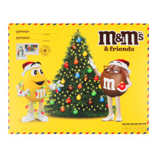 Набір драже, батончиків, печива, цукерок та жувальних драже Велика бандероль M&M's&Friends к/у 316г