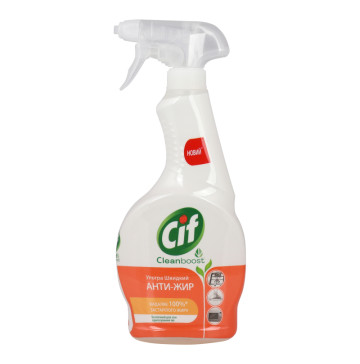 Засіб чистячий для кухні Анти-жир Cleanboost Cif 500мл