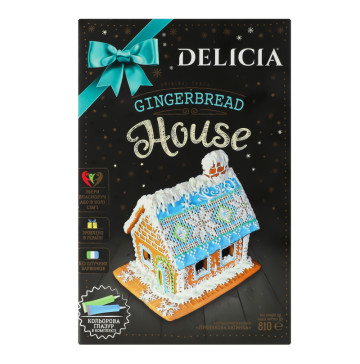 Корж Деліція пряникова хатинка 810г Корж Деліція пряникова хатинка 810г