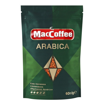 Кава розчинна сублімована Arabica MacCoffee д/п 60г
