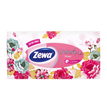 Серветки паперові 3-х шарові Deluxe Desing Zewa 90шт
